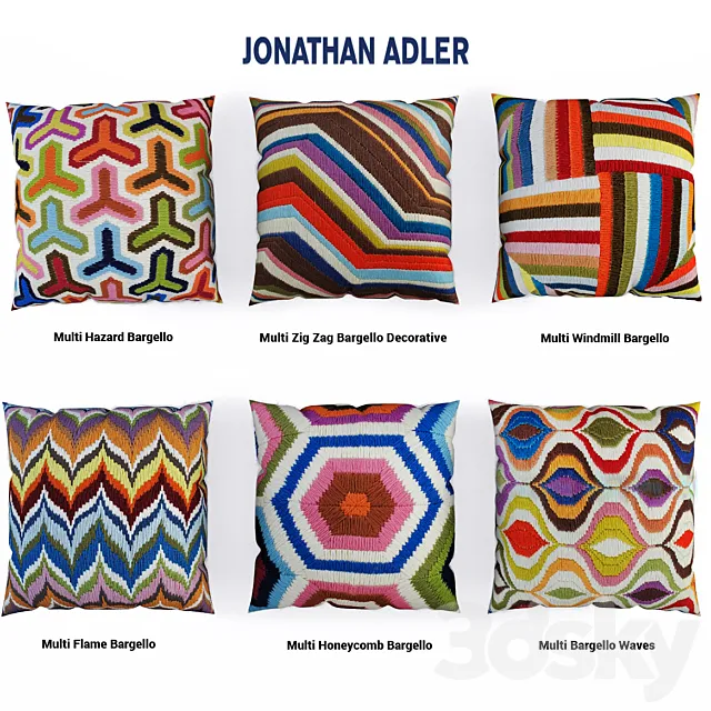 Jonathan Adler pillows red set. Free Download