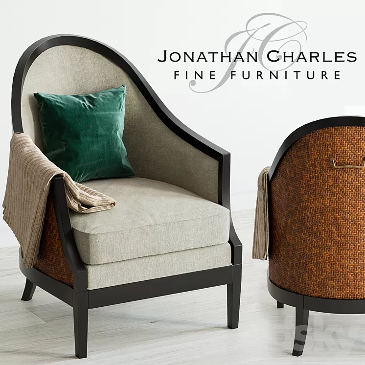 Jonathan Charles - 500036 armchair 3D Model