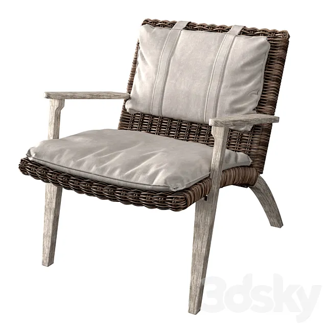 Jonathan Charles furniture Lounge Chair 3DModel