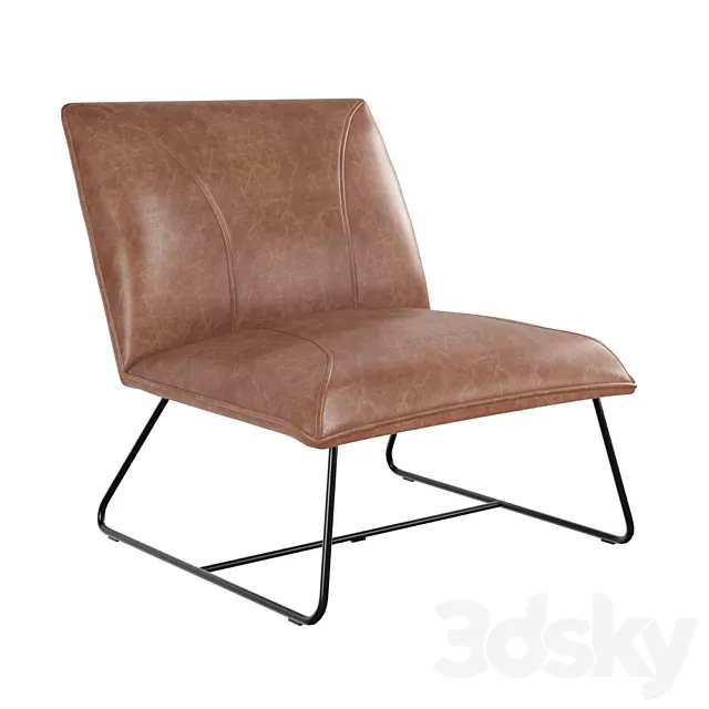 Jordan Lounge Chair 3D Model