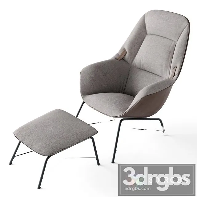 Jori Prelude Armchair 3D Model Free
