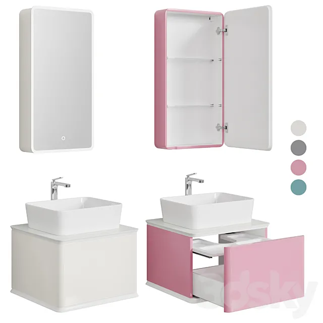 Jorno Pastel 58 and Pencil case 3D Model