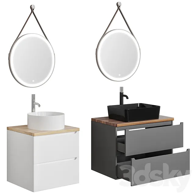 Jorno Wood 60_80 and Pencil case 3D Model