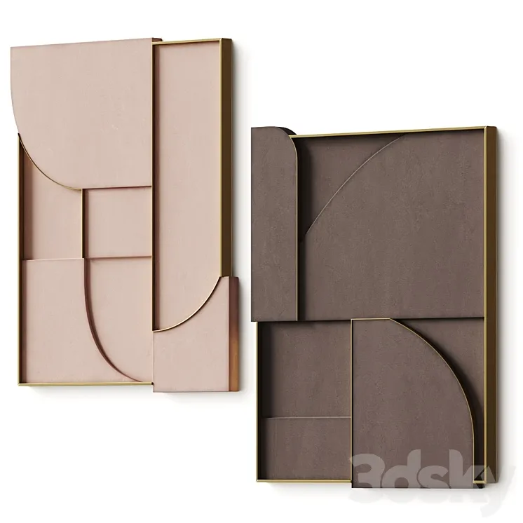 Jose Leite De Castro Topaz Decoration Panels 3D Model Free