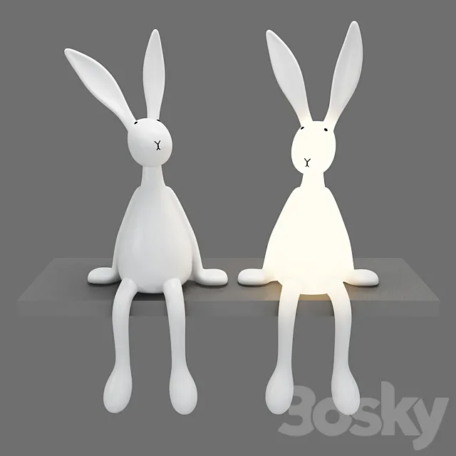 Joseph bunny lamp 3D Model