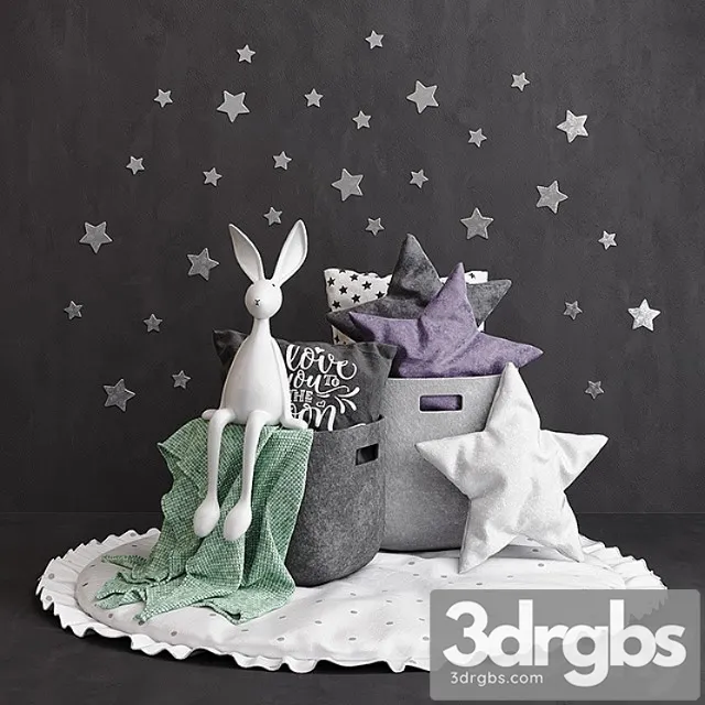 Joseph Bunny Set 3D Model Free