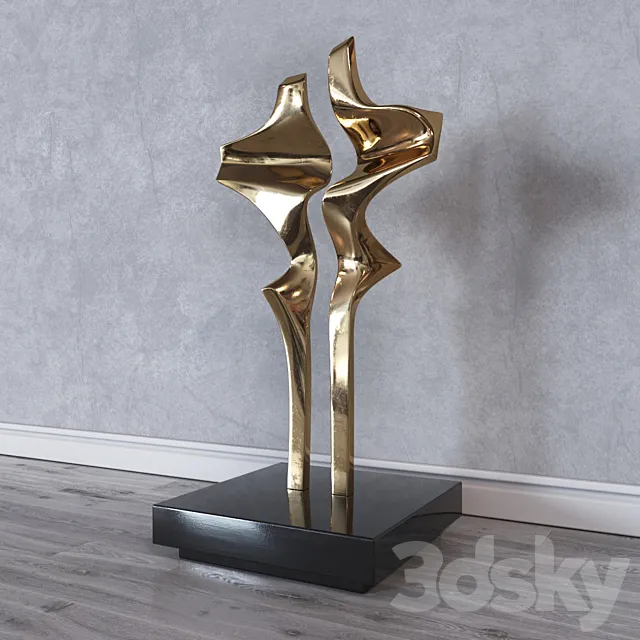 Joseph Burlini Sculpture Flight Figure 3D Model