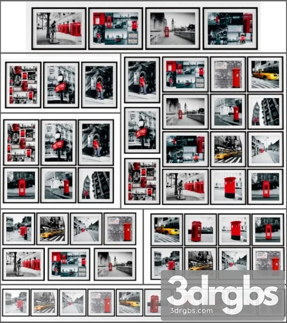 Joseph Eta Paintings 3D Model Free