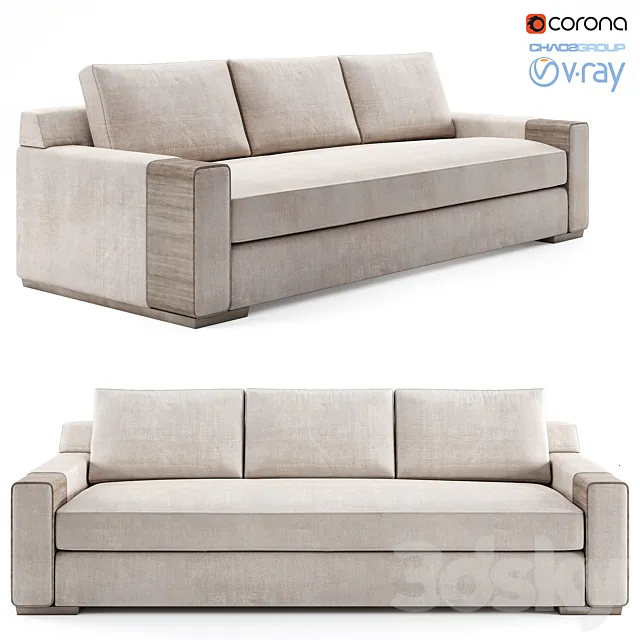 Joseph Jeup Savon sofa 3D Model