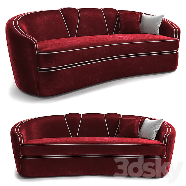 Josephine 230 sofa munna colection 3DModel