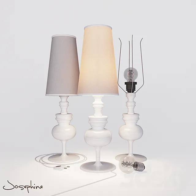 Josephine D150 White 3DModel