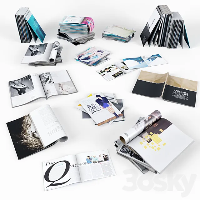 Journals SET 3DModel