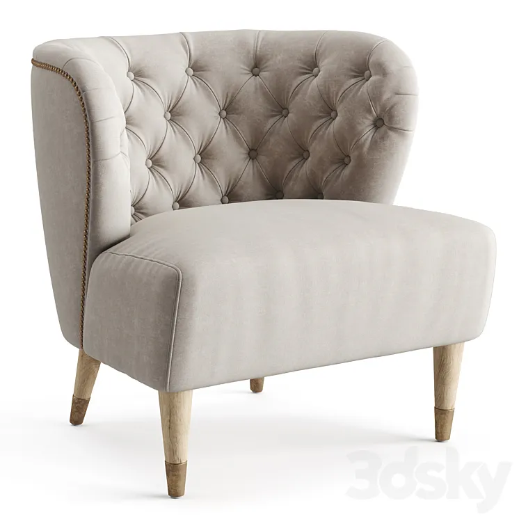 Joy Armchair LuxDeco 3D Model Free