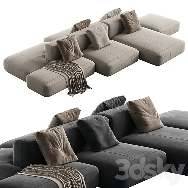 JOY Sofa set 2 3D Model
