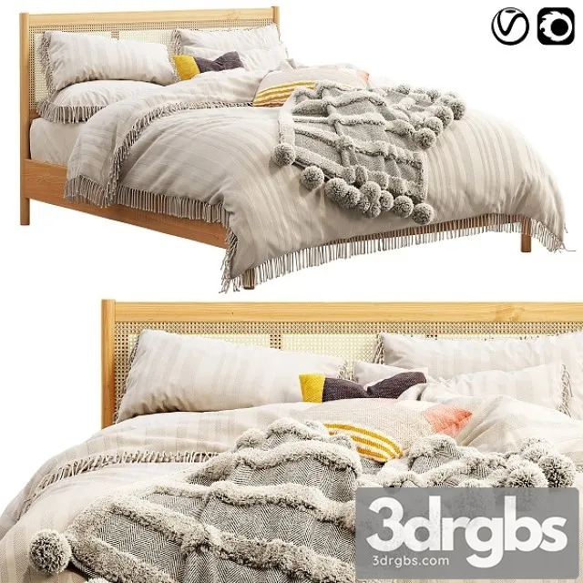 Joybird Cleo Bed 3D Model Free