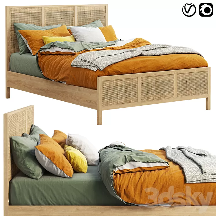 Joybird Florence bed 3D Model Free
