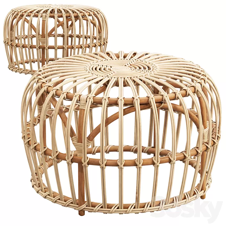 Joybird Noemi Bunching Coffee Table 3D Model