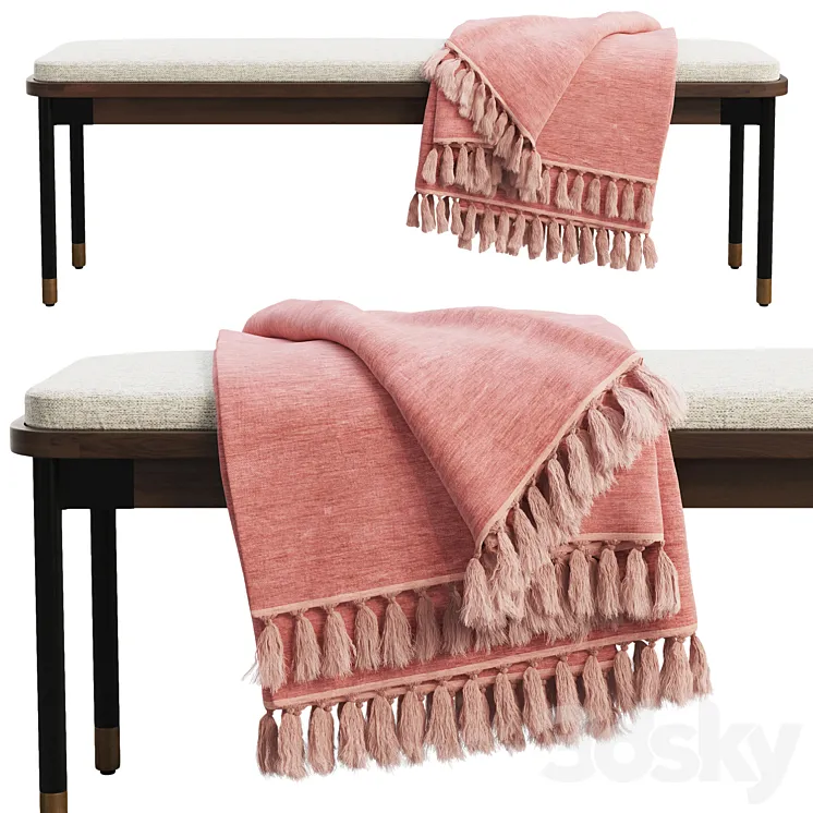 Joybird Sally Bench 3D Model Free
