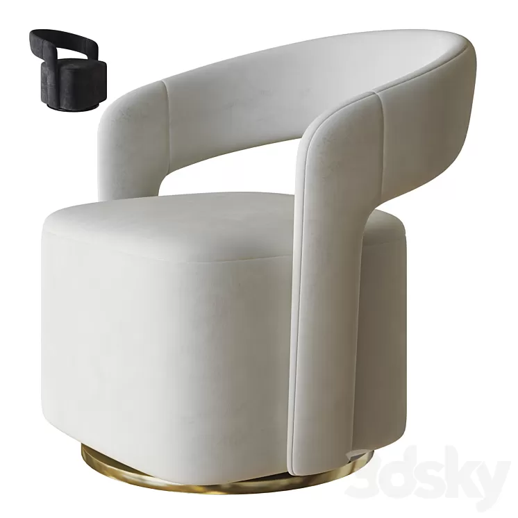 judi lounge chair by sofacompany 3D Model Free