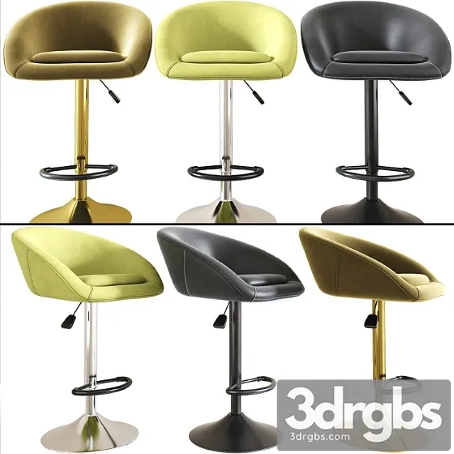 Judith barstool 2 3D Model Free