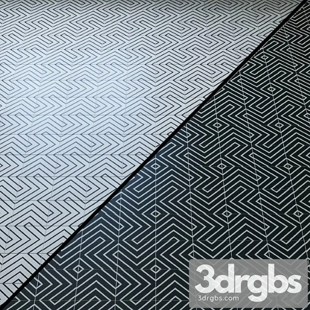 Juice bw tile 3D Model Download