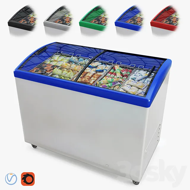 Juka freezer 3D Model