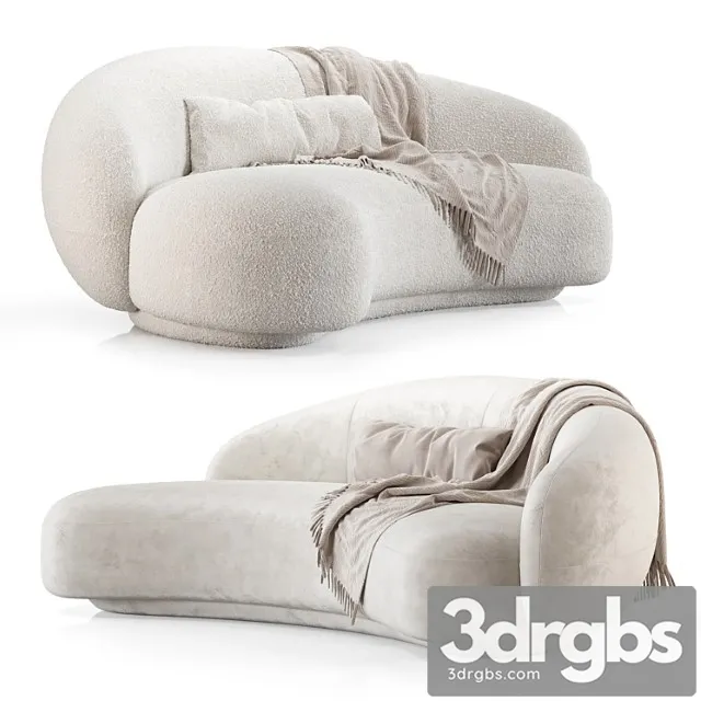 Julep chaise longue by tacchini 2 3D Model Free