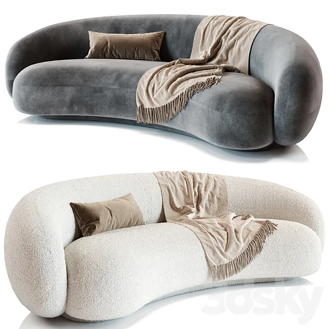 Julep Sofa By Tacchini 3D Model
