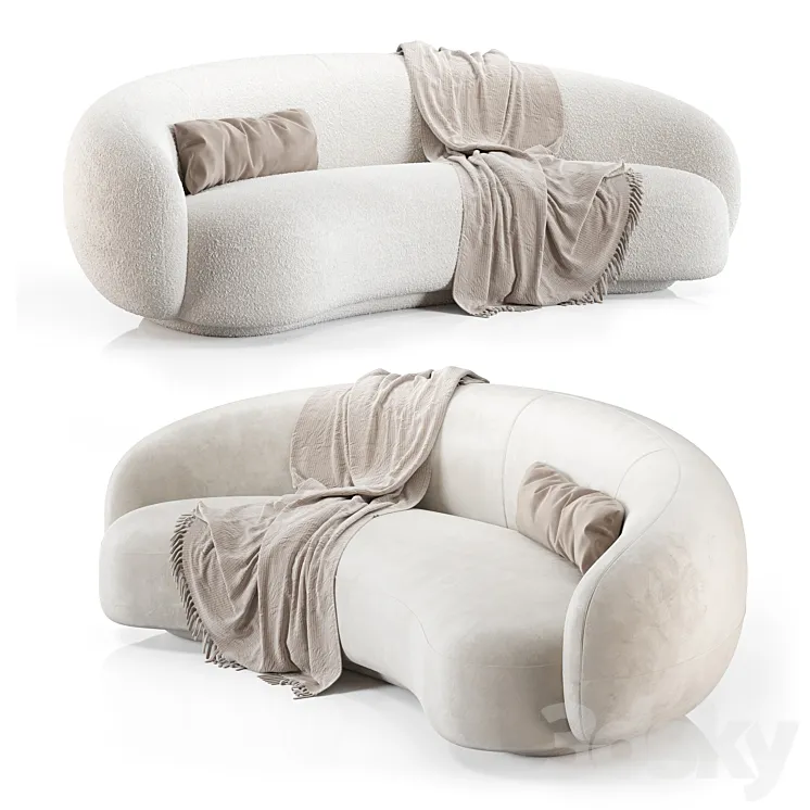 Julep Sofa By Tacchini 3D Model Free