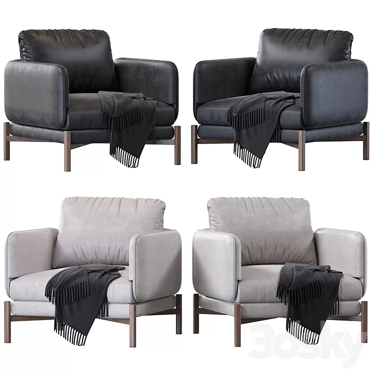 JULES (armchair) 3D Model