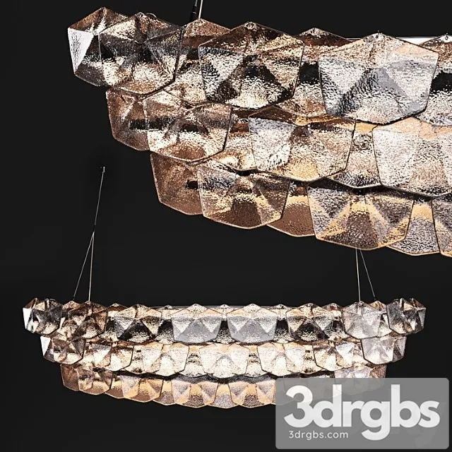 Jules chandelier by john pomp 3D Model Download