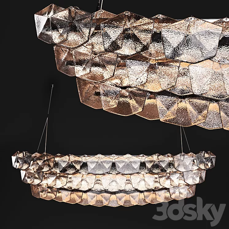 Jules chandelier by John Pomp 3D Model