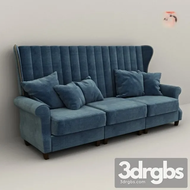 Jules Sofa 3D Model Free