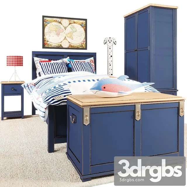 Jules Verne Furniture 3D Model Free