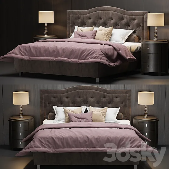 Julia Lilu Art Bed 3D Model