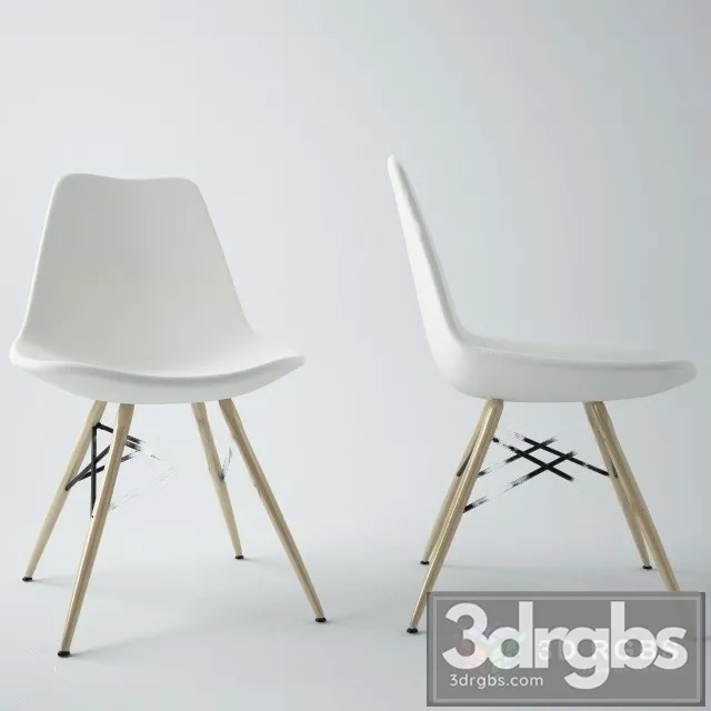 Julian Bowen Kari Set of 2 Dining Chairs 3D Model Free
