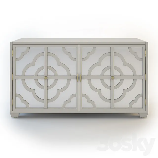 Julian Chichester ANNA 2 DOOR LOW CABINET 3D Model