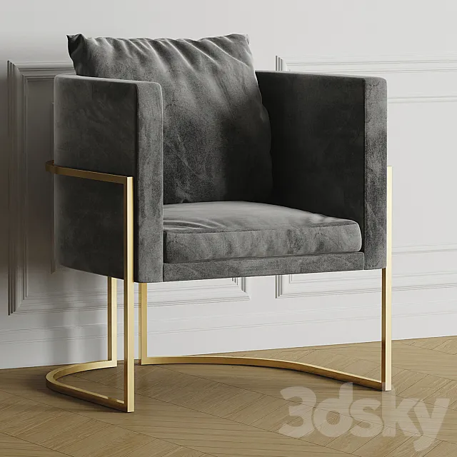 Julius Designer Chair by Romatti 3D Model