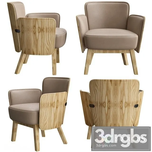 Julius Easy Chair 3D Model Free