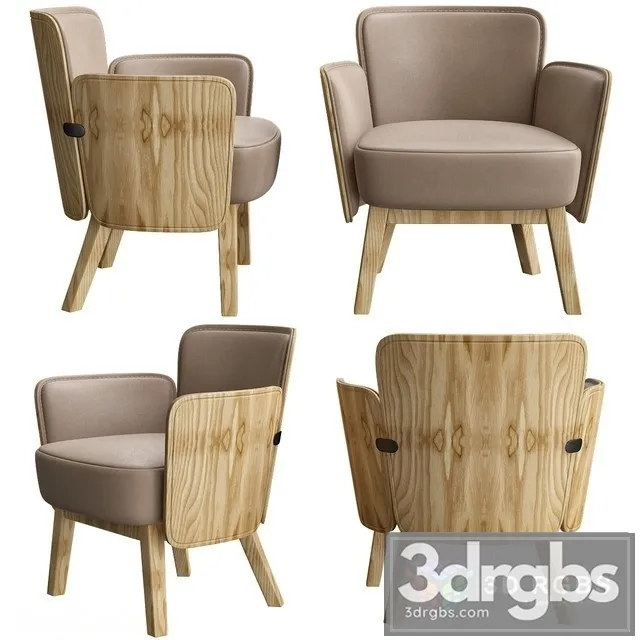 Julius Easy Chair 3D Model Free