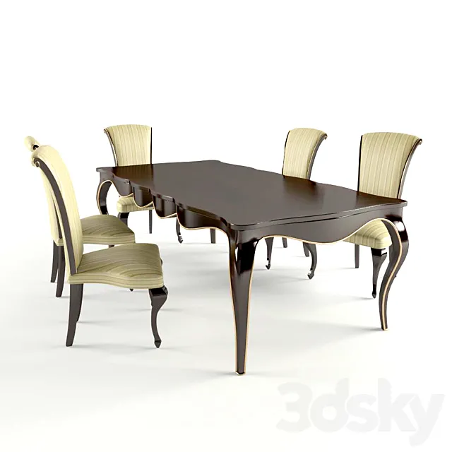 Julyet stol stul 3D Model