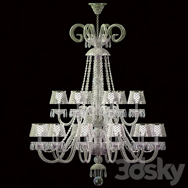 Jumbo Chandeliers Lamp Cha8-BOH \ 333 3D Model