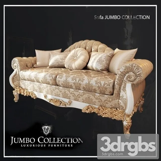 Jumbo Collection Sofa 3D Model Free