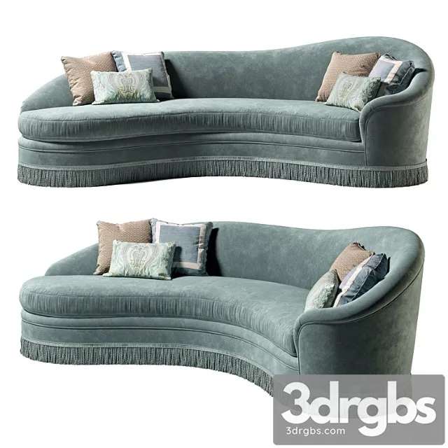 Jumbo round sofa ple-00 2 3D Model Free