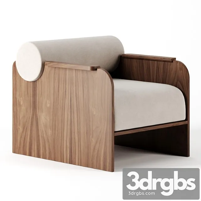 June Lounge Chair by Crump and Kwash 3D Model Free