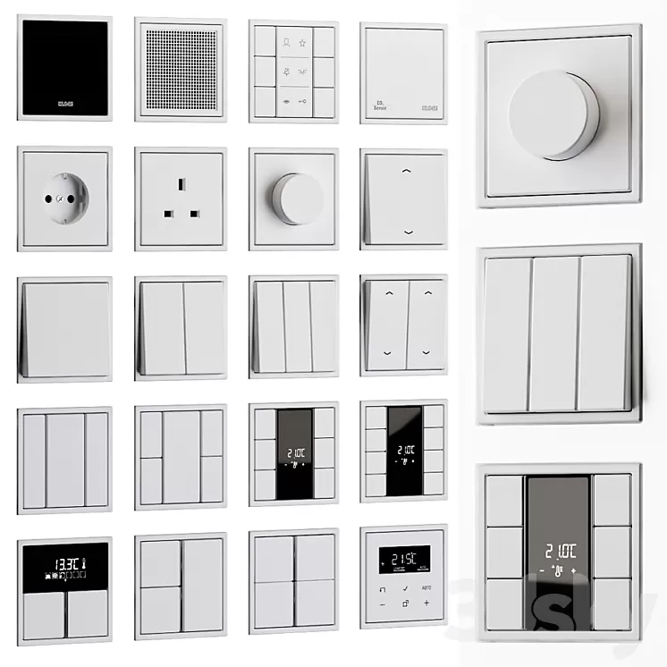 JUNG LS zero white