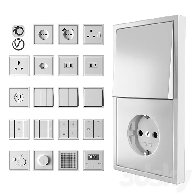 Jung series LS 3DModel