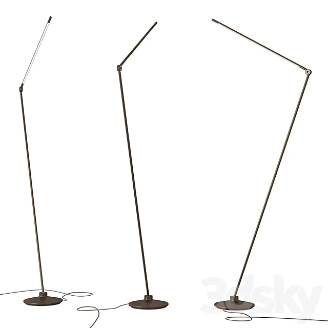 Juniper Thin floor lamp 3D Model