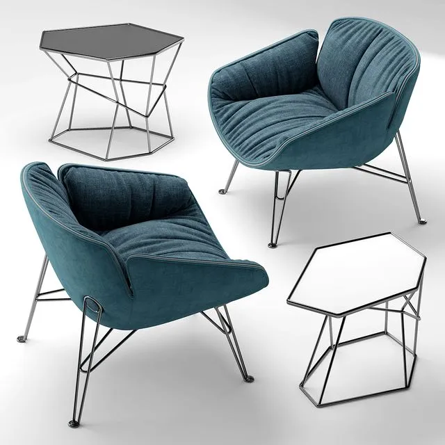 Juno armchair 3D Model