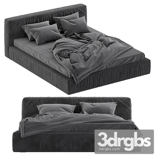 Jupiter Slim Bed 3D Model Free